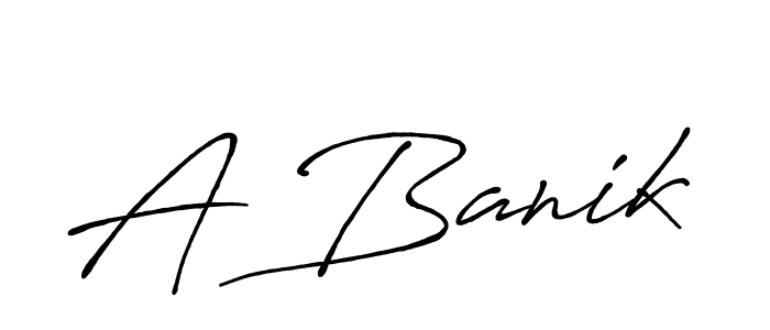 How to Draw A Banik signature style? Antro_Vectra_Bolder is a latest design signature styles for name A Banik. A Banik signature style 7 images and pictures png