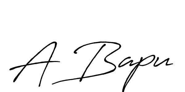 You should practise on your own different ways (Antro_Vectra_Bolder) to write your name (A Bapu) in signature. don't let someone else do it for you. A Bapu signature style 7 images and pictures png