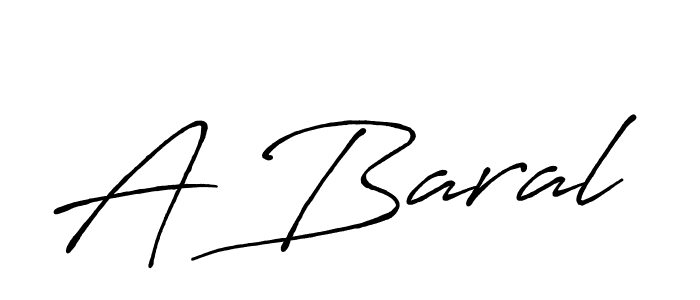 Use a signature maker to create a handwritten signature online. With this signature software, you can design (Antro_Vectra_Bolder) your own signature for name A Baral. A Baral signature style 7 images and pictures png