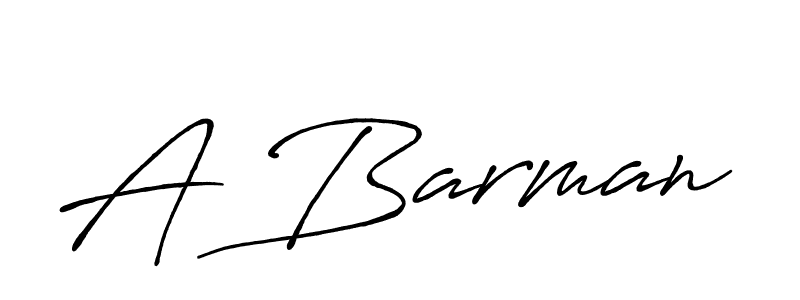 How to make A Barman signature? Antro_Vectra_Bolder is a professional autograph style. Create handwritten signature for A Barman name. A Barman signature style 7 images and pictures png