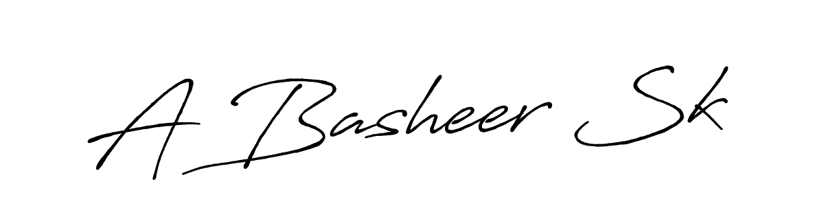 Also You can easily find your signature by using the search form. We will create A Basheer Sk name handwritten signature images for you free of cost using Antro_Vectra_Bolder sign style. A Basheer Sk signature style 7 images and pictures png