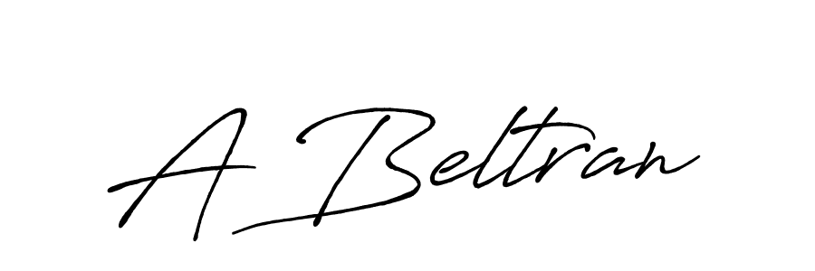 Design your own signature with our free online signature maker. With this signature software, you can create a handwritten (Antro_Vectra_Bolder) signature for name A Beltran. A Beltran signature style 7 images and pictures png