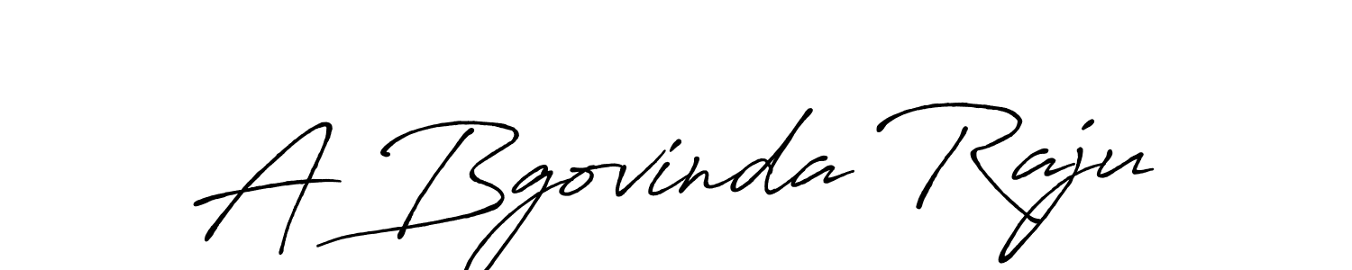 if you are searching for the best signature style for your name A Bgovinda Raju. so please give up your signature search. here we have designed multiple signature styles  using Antro_Vectra_Bolder. A Bgovinda Raju signature style 7 images and pictures png