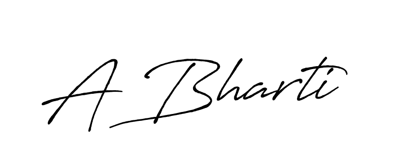 Make a beautiful signature design for name A Bharti. With this signature (Antro_Vectra_Bolder) style, you can create a handwritten signature for free. A Bharti signature style 7 images and pictures png