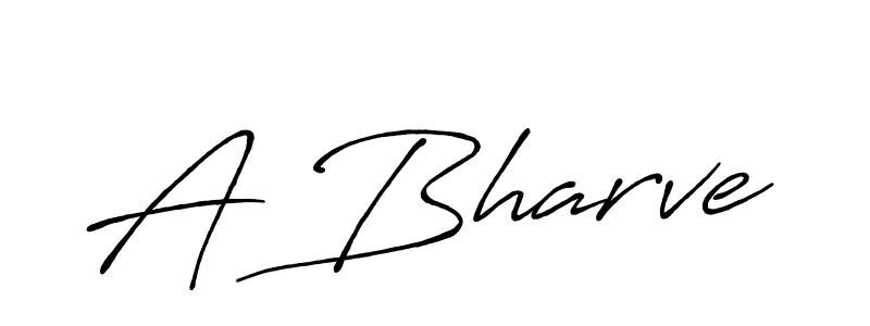 Make a beautiful signature design for name A Bharve. With this signature (Antro_Vectra_Bolder) style, you can create a handwritten signature for free. A Bharve signature style 7 images and pictures png