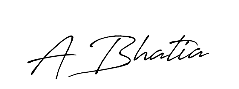 Make a beautiful signature design for name A Bhatia. Use this online signature maker to create a handwritten signature for free. A Bhatia signature style 7 images and pictures png