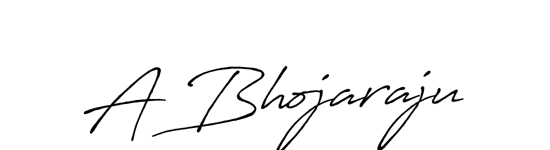 A Bhojaraju stylish signature style. Best Handwritten Sign (Antro_Vectra_Bolder) for my name. Handwritten Signature Collection Ideas for my name A Bhojaraju. A Bhojaraju signature style 7 images and pictures png