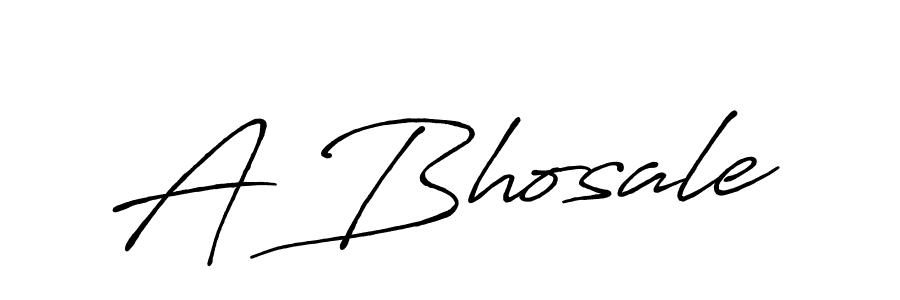 How to make A Bhosale signature? Antro_Vectra_Bolder is a professional autograph style. Create handwritten signature for A Bhosale name. A Bhosale signature style 7 images and pictures png