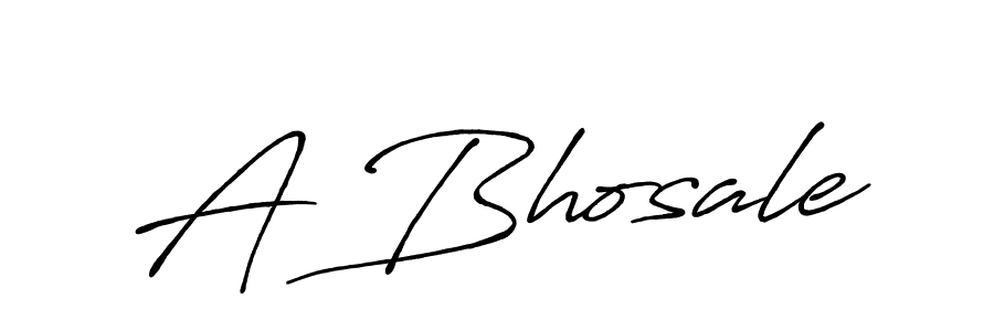 How to make A Bhosale signature? Antro_Vectra_Bolder is a professional autograph style. Create handwritten signature for A Bhosale name. A Bhosale signature style 7 images and pictures png