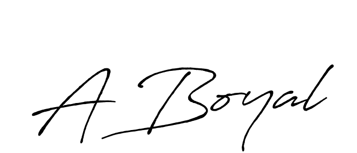 Design your own signature with our free online signature maker. With this signature software, you can create a handwritten (Antro_Vectra_Bolder) signature for name A Boyal. A Boyal signature style 7 images and pictures png