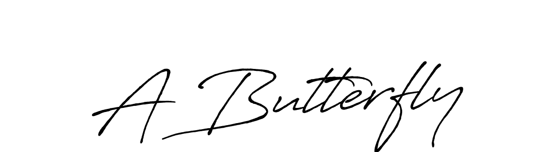 Create a beautiful signature design for name A Butterfly. With this signature (Antro_Vectra_Bolder) fonts, you can make a handwritten signature for free. A Butterfly signature style 7 images and pictures png