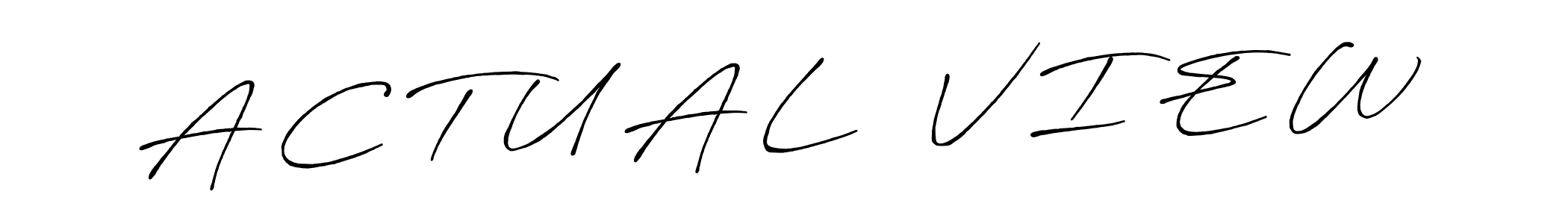 Create a beautiful signature design for name A C T U A L   V I E W. With this signature (Antro_Vectra_Bolder) fonts, you can make a handwritten signature for free. A C T U A L   V I E W signature style 7 images and pictures png