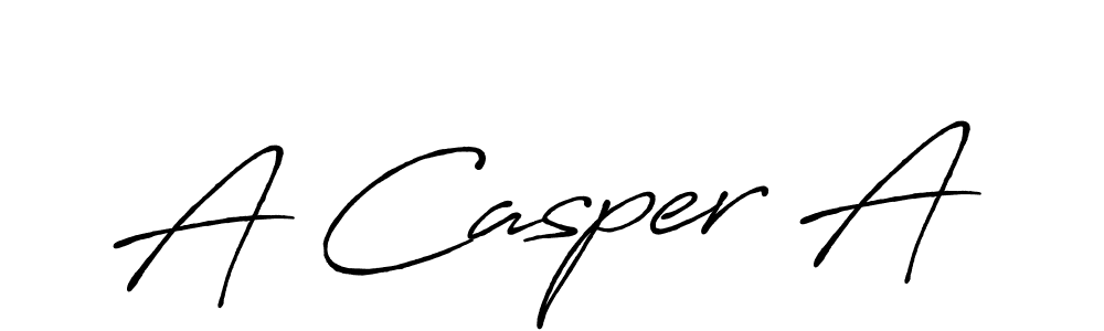 How to make A Casper A name signature. Use Antro_Vectra_Bolder style for creating short signs online. This is the latest handwritten sign. A Casper A signature style 7 images and pictures png