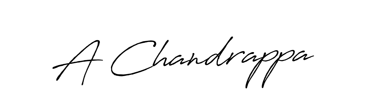 Use a signature maker to create a handwritten signature online. With this signature software, you can design (Antro_Vectra_Bolder) your own signature for name A Chandrappa. A Chandrappa signature style 7 images and pictures png