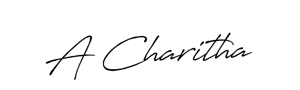 Also You can easily find your signature by using the search form. We will create A Charitha name handwritten signature images for you free of cost using Antro_Vectra_Bolder sign style. A Charitha signature style 7 images and pictures png