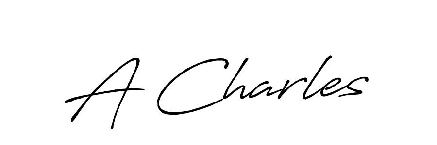 Also we have A Charles name is the best signature style. Create professional handwritten signature collection using Antro_Vectra_Bolder autograph style. A Charles signature style 7 images and pictures png