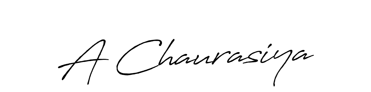 How to make A Chaurasiya signature? Antro_Vectra_Bolder is a professional autograph style. Create handwritten signature for A Chaurasiya name. A Chaurasiya signature style 7 images and pictures png