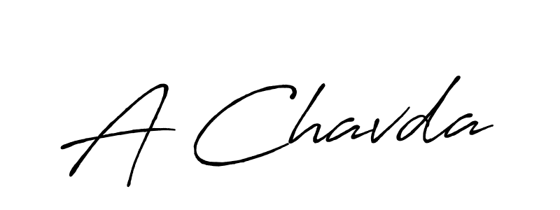 How to Draw A Chavda signature style? Antro_Vectra_Bolder is a latest design signature styles for name A Chavda. A Chavda signature style 7 images and pictures png