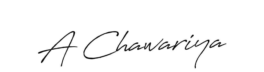 Antro_Vectra_Bolder is a professional signature style that is perfect for those who want to add a touch of class to their signature. It is also a great choice for those who want to make their signature more unique. Get A Chawariya name to fancy signature for free. A Chawariya signature style 7 images and pictures png