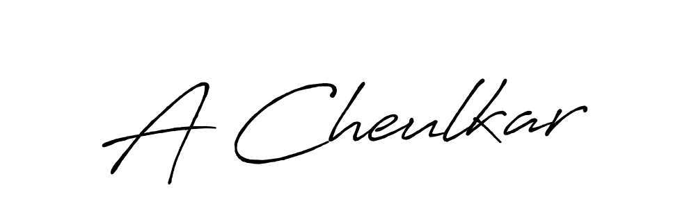 Design your own signature with our free online signature maker. With this signature software, you can create a handwritten (Antro_Vectra_Bolder) signature for name A Cheulkar. A Cheulkar signature style 7 images and pictures png