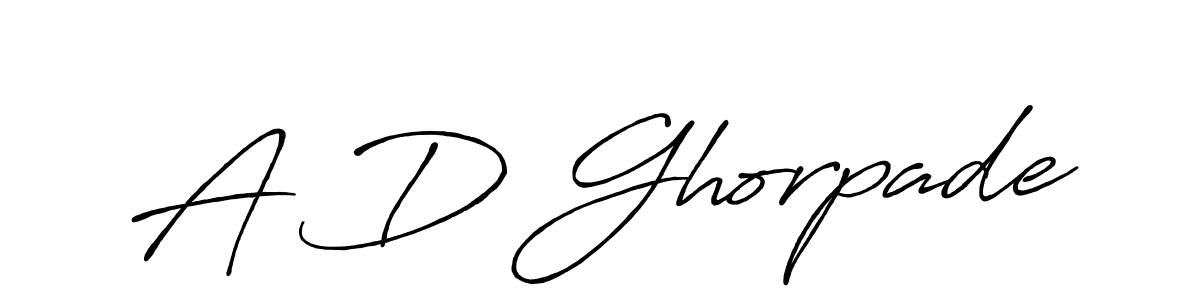 How to make A D Ghorpade signature? Antro_Vectra_Bolder is a professional autograph style. Create handwritten signature for A D Ghorpade name. A D Ghorpade signature style 7 images and pictures png