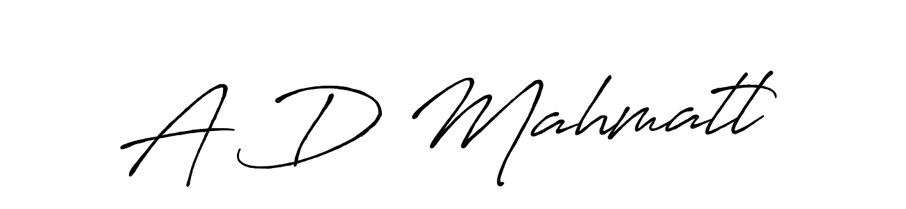 Design your own signature with our free online signature maker. With this signature software, you can create a handwritten (Antro_Vectra_Bolder) signature for name A D Mahmatlı. A D Mahmatlı signature style 7 images and pictures png
