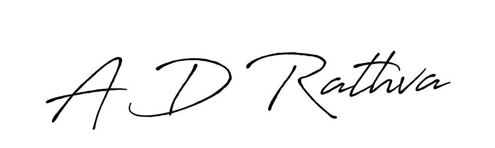 Make a beautiful signature design for name A D Rathva. With this signature (Antro_Vectra_Bolder) style, you can create a handwritten signature for free. A D Rathva signature style 7 images and pictures png