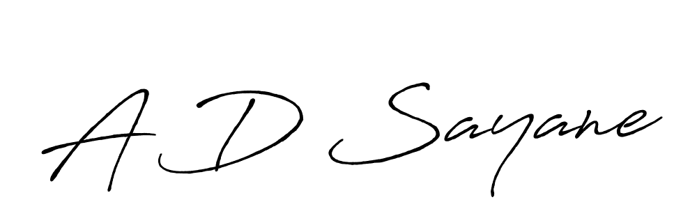 Once you've used our free online signature maker to create your best signature Antro_Vectra_Bolder style, it's time to enjoy all of the benefits that A D Sayane name signing documents. A D Sayane signature style 7 images and pictures png