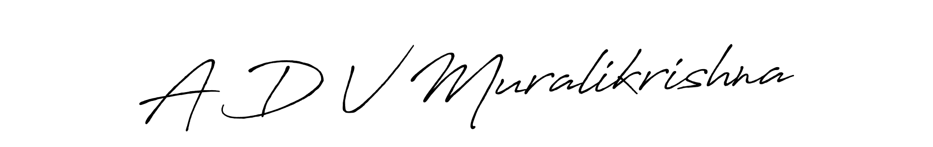 if you are searching for the best signature style for your name A D V Muralikrishna. so please give up your signature search. here we have designed multiple signature styles  using Antro_Vectra_Bolder. A D V Muralikrishna signature style 7 images and pictures png