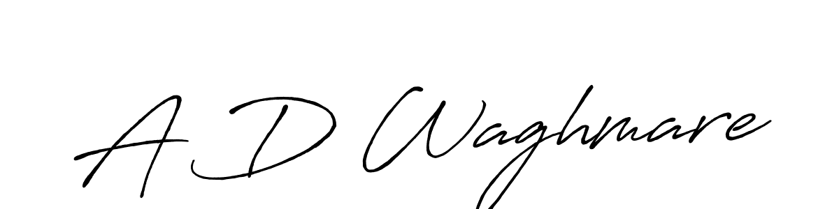 if you are searching for the best signature style for your name A D Waghmare. so please give up your signature search. here we have designed multiple signature styles  using Antro_Vectra_Bolder. A D Waghmare signature style 7 images and pictures png