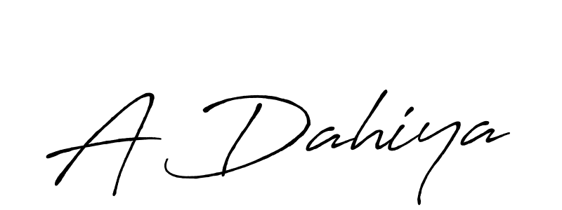 Create a beautiful signature design for name A Dahiya. With this signature (Antro_Vectra_Bolder) fonts, you can make a handwritten signature for free. A Dahiya signature style 7 images and pictures png