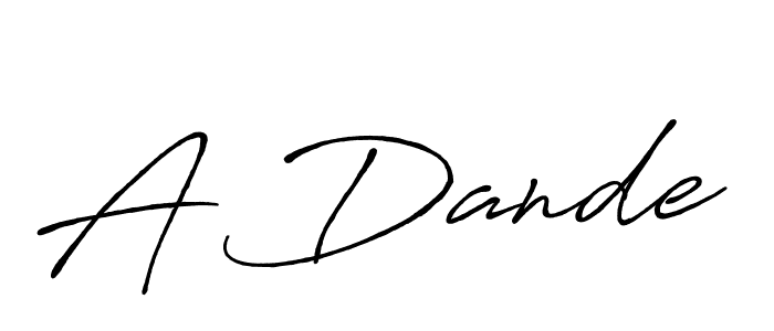 Here are the top 10 professional signature styles for the name A Dande. These are the best autograph styles you can use for your name. A Dande signature style 7 images and pictures png