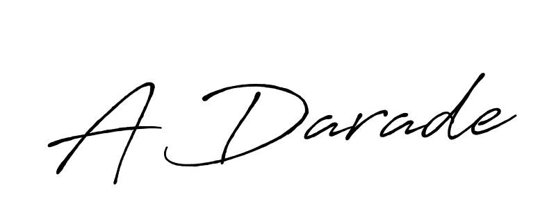 How to Draw A Darade signature style? Antro_Vectra_Bolder is a latest design signature styles for name A Darade. A Darade signature style 7 images and pictures png