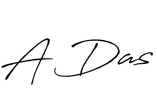 Design your own signature with our free online signature maker. With this signature software, you can create a handwritten (Antro_Vectra_Bolder) signature for name A Das. A Das signature style 7 images and pictures png