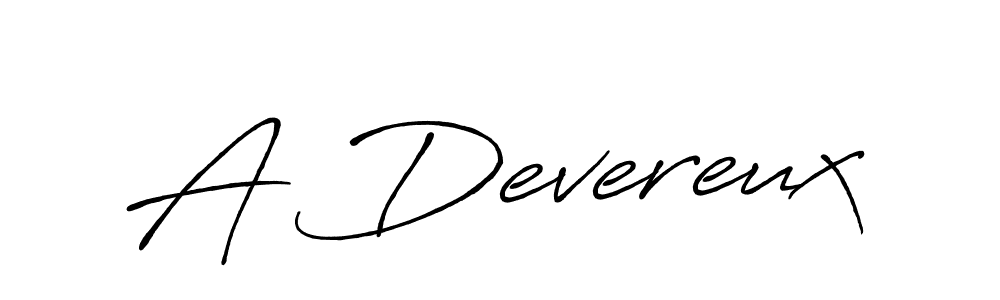 A Devereux stylish signature style. Best Handwritten Sign (Antro_Vectra_Bolder) for my name. Handwritten Signature Collection Ideas for my name A Devereux. A Devereux signature style 7 images and pictures png