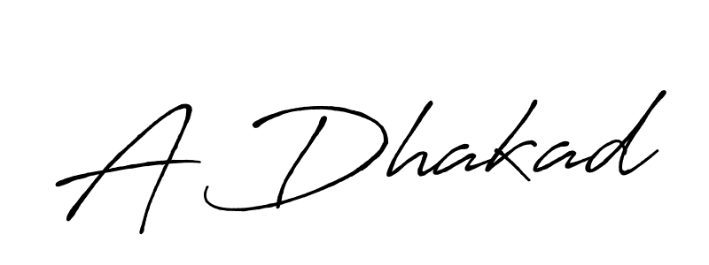 Also You can easily find your signature by using the search form. We will create A Dhakad name handwritten signature images for you free of cost using Antro_Vectra_Bolder sign style. A Dhakad signature style 7 images and pictures png