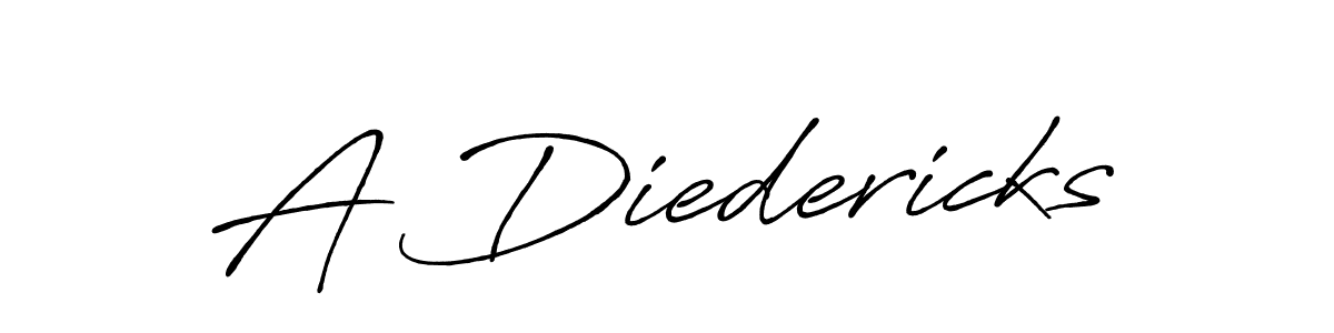 How to make A Diedericks signature? Antro_Vectra_Bolder is a professional autograph style. Create handwritten signature for A Diedericks name. A Diedericks signature style 7 images and pictures png