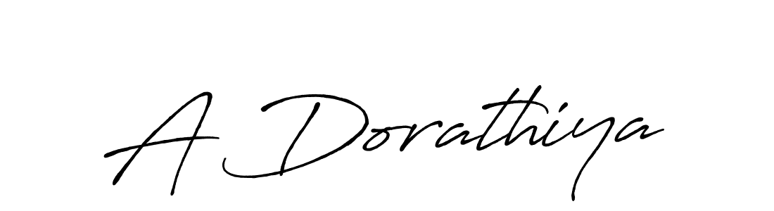Create a beautiful signature design for name A Dorathiya. With this signature (Antro_Vectra_Bolder) fonts, you can make a handwritten signature for free. A Dorathiya signature style 7 images and pictures png