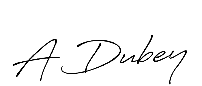How to make A Dubey name signature. Use Antro_Vectra_Bolder style for creating short signs online. This is the latest handwritten sign. A Dubey signature style 7 images and pictures png