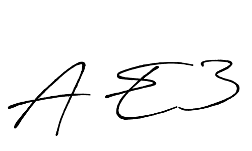 This is the best signature style for the A E 3 name. Also you like these signature font (Antro_Vectra_Bolder). Mix name signature. A E 3 signature style 7 images and pictures png