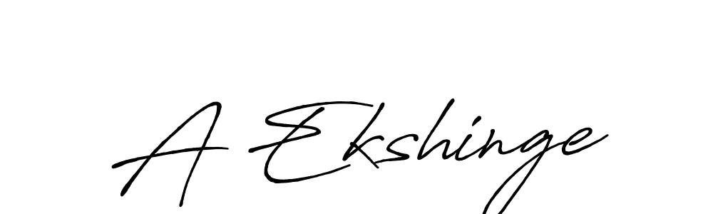 How to make A Ekshinge signature? Antro_Vectra_Bolder is a professional autograph style. Create handwritten signature for A Ekshinge name. A Ekshinge signature style 7 images and pictures png