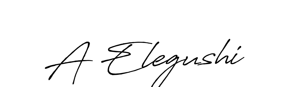 How to Draw A Elegushi signature style? Antro_Vectra_Bolder is a latest design signature styles for name A Elegushi. A Elegushi signature style 7 images and pictures png