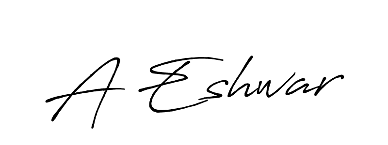 Antro_Vectra_Bolder is a professional signature style that is perfect for those who want to add a touch of class to their signature. It is also a great choice for those who want to make their signature more unique. Get A Eshwar name to fancy signature for free. A Eshwar signature style 7 images and pictures png