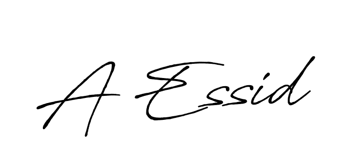 Check out images of Autograph of A Essid name. Actor A Essid Signature Style. Antro_Vectra_Bolder is a professional sign style online. A Essid signature style 7 images and pictures png