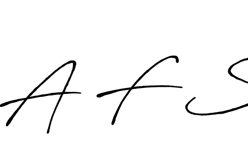 How to make A F S name signature. Use Antro_Vectra_Bolder style for creating short signs online. This is the latest handwritten sign. A F S signature style 7 images and pictures png