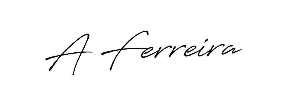 Once you've used our free online signature maker to create your best signature Antro_Vectra_Bolder style, it's time to enjoy all of the benefits that A Ferreira name signing documents. A Ferreira signature style 7 images and pictures png