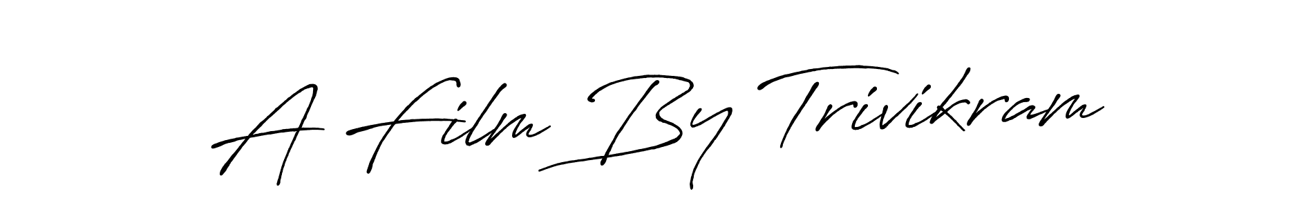 How to Draw A Film By Trivikram signature style? Antro_Vectra_Bolder is a latest design signature styles for name A Film By Trivikram. A Film By Trivikram signature style 7 images and pictures png