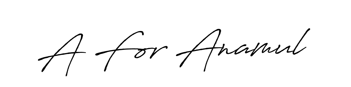 The best way (Antro_Vectra_Bolder) to make a short signature is to pick only two or three words in your name. The name A For Anamul include a total of six letters. For converting this name. A For Anamul signature style 7 images and pictures png