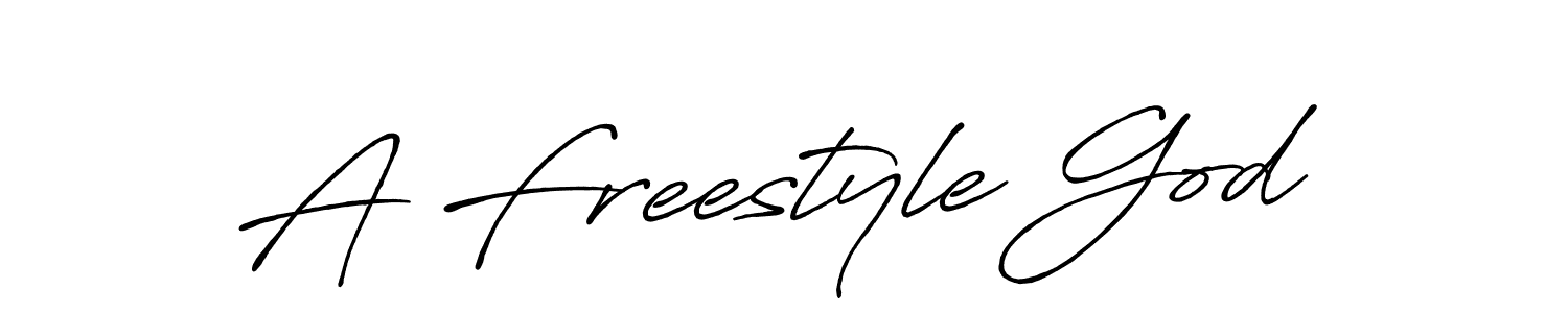 The best way (Antro_Vectra_Bolder) to make a short signature is to pick only two or three words in your name. The name A Freestyle God include a total of six letters. For converting this name. A Freestyle God signature style 7 images and pictures png