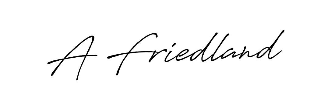 Create a beautiful signature design for name A Friedland. With this signature (Antro_Vectra_Bolder) fonts, you can make a handwritten signature for free. A Friedland signature style 7 images and pictures png
